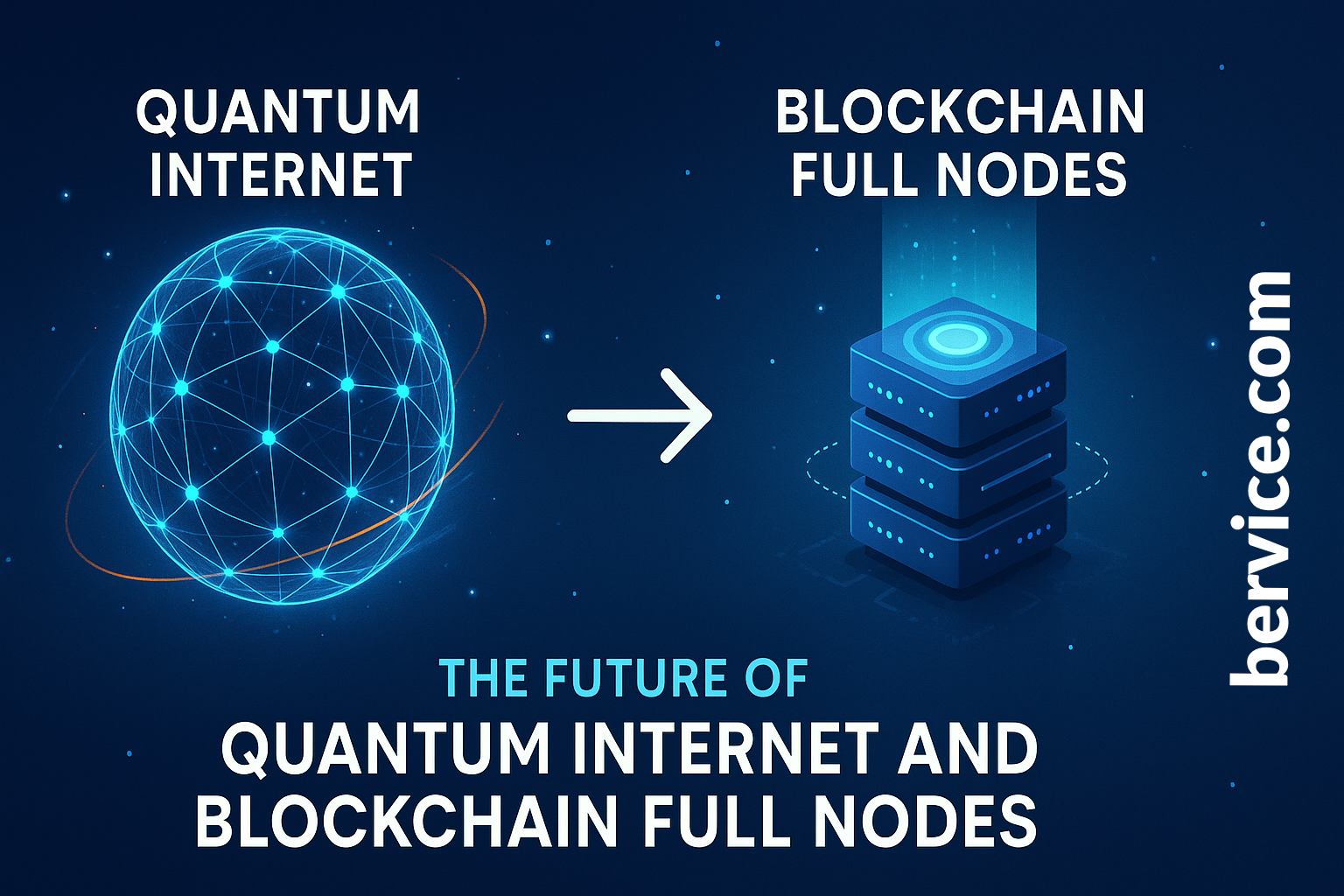 The Future of Quantum Internet and Blockchain Full Nodes: A Synergistic Revolution