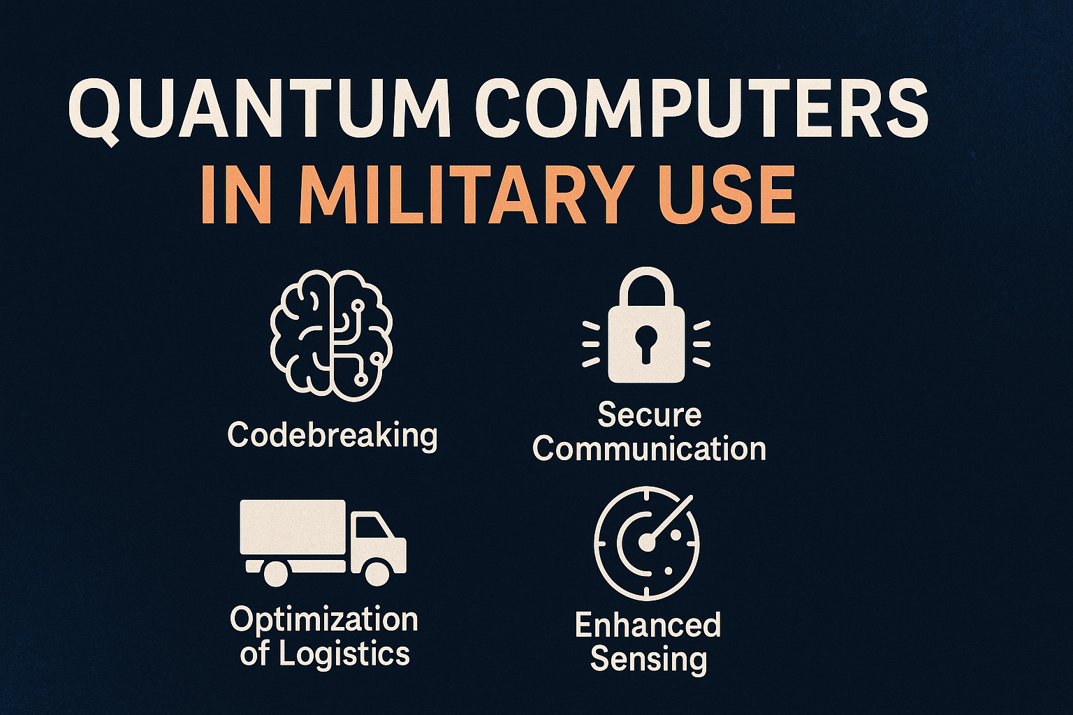 Quantum Computers in Military Applications: Revolutionizing Defense Technology